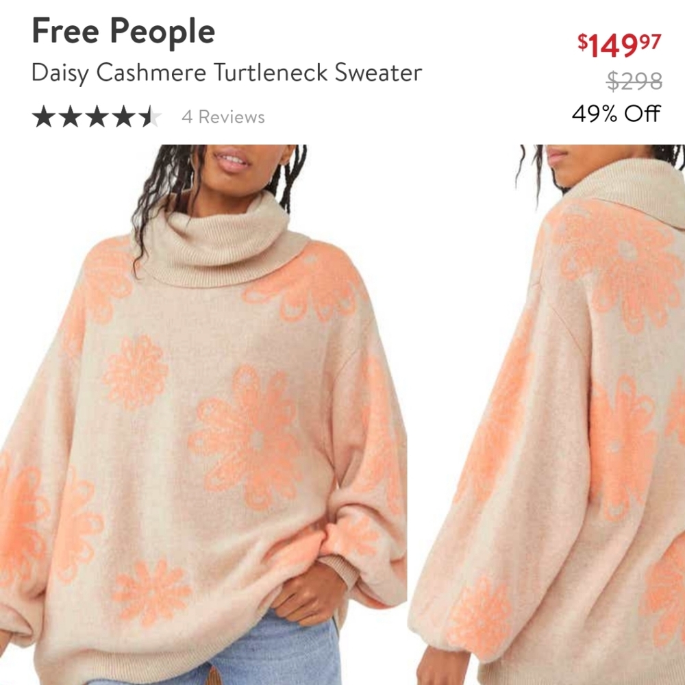 Daisy cashmere sweater